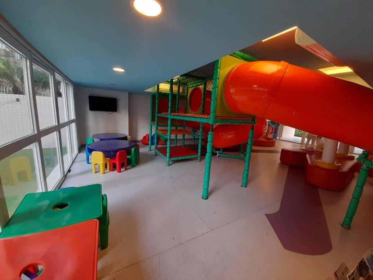 Lazer Completo Com Piscina E Sauna No Gonzaga Santos  Eksteriør bilde