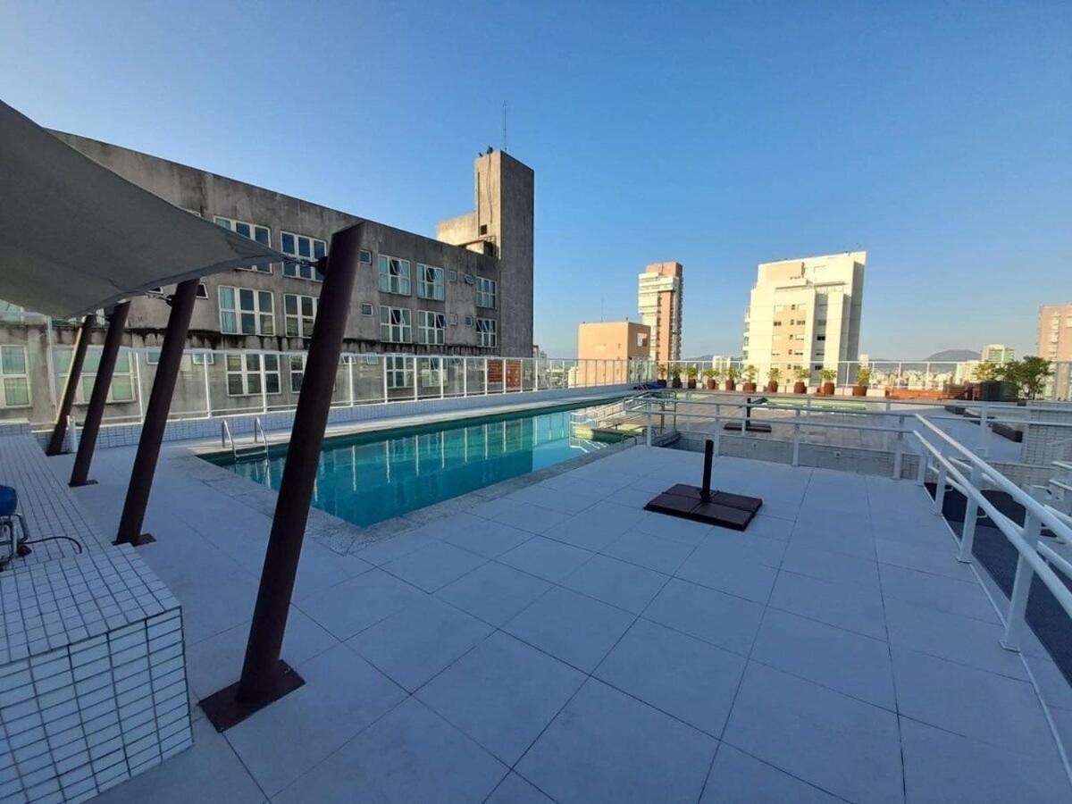 Lazer Completo Com Piscina E Sauna No Gonzaga Santos  Eksteriør bilde